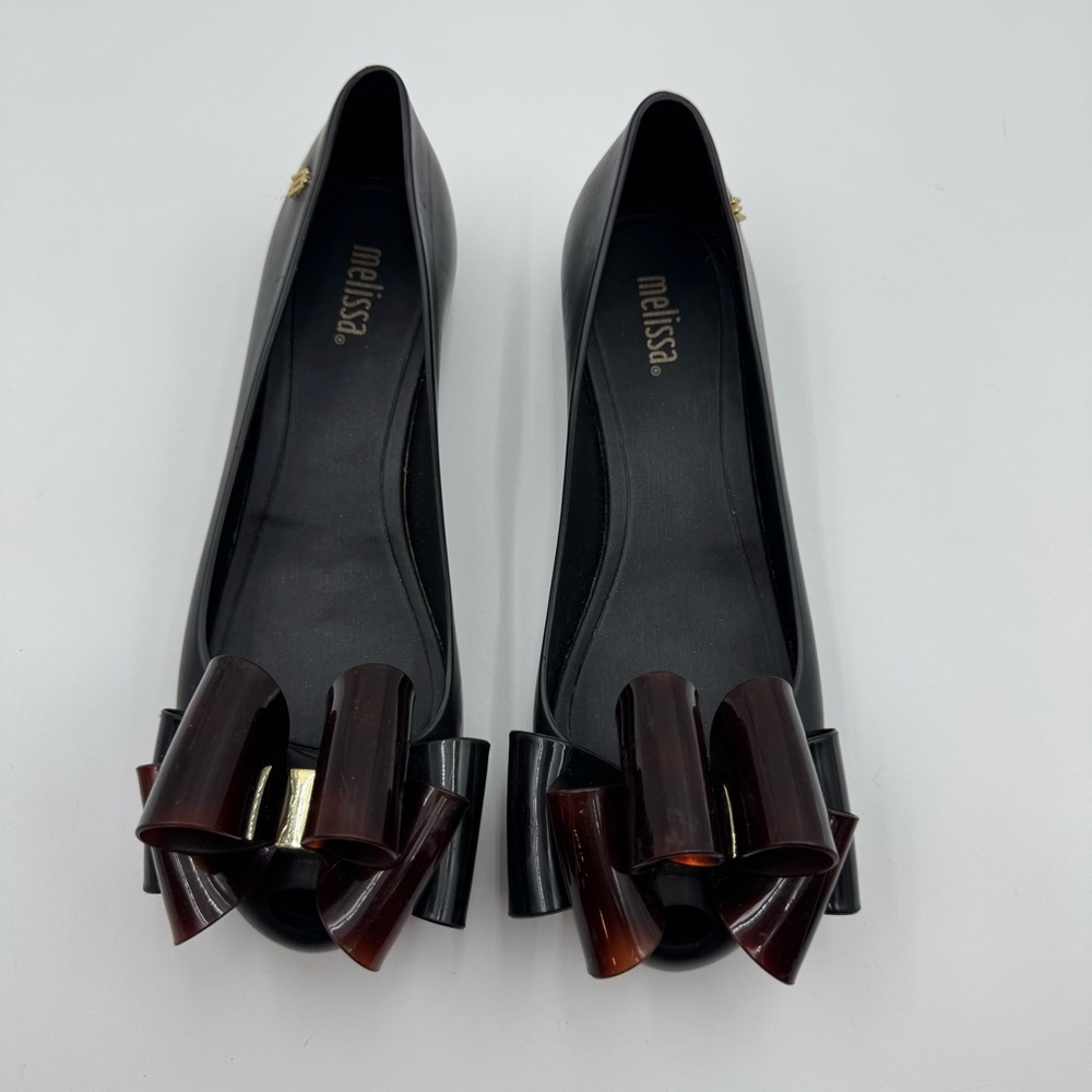 Melissa Jelly Ultragirl Twin Box Ballet Flats Slip On Size 6